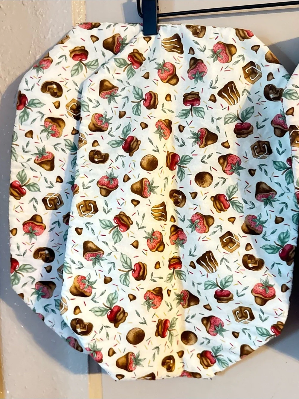 Set of 4 Table Placemats Handmade Dessert/Fall Print Kitchen Decor